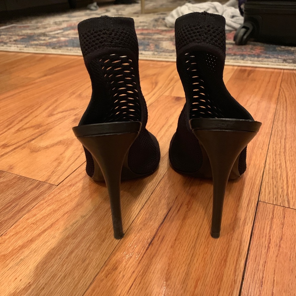 Zara Like New Sock Open Toe Booties - image 4